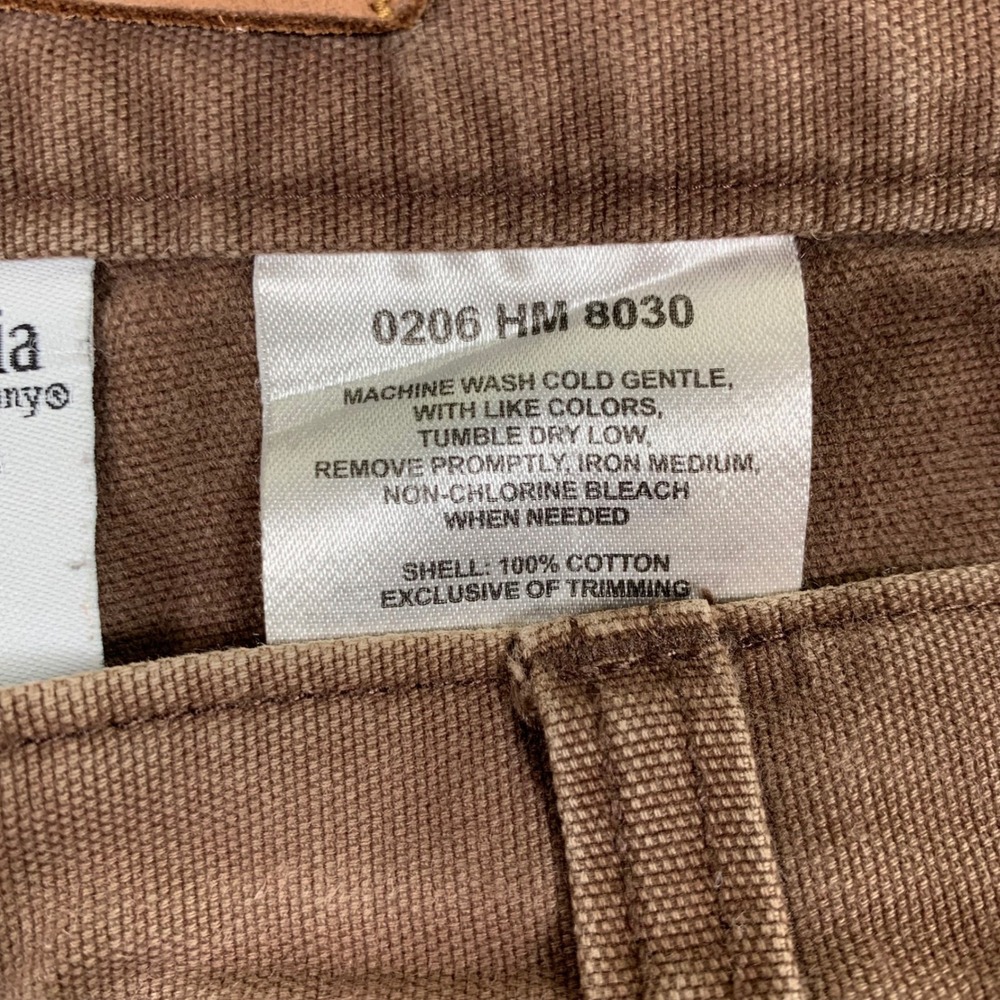 Columbia River Lodge Canvas Pants Men 34x29* Brown Straight Leg Outdoors Hunting - Picture 8 of 9